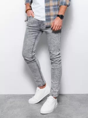 Zdjęcie produktu Spodnie męskie jeansowe SKINNY FIT - szare V1 P1062
 -                                    M