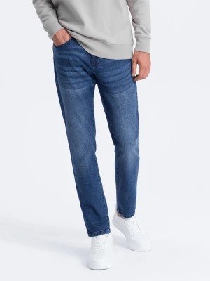 Zdjęcie produktu Spodnie męskie jeansowe SLIM FIT - niebieskie V3 OM-PADP-0110
 -                                    XXL