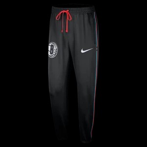 Zdjęcie produktu Spodnie męskie Nike Dri-FIT NBA Brooklyn Nets Showtime City Edition - Czerń