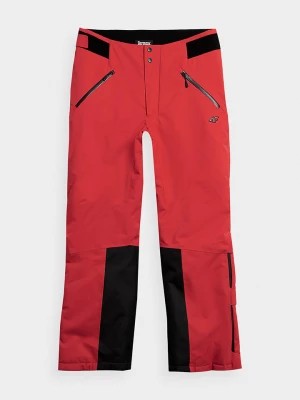 Zdjęcie produktu 4F Spodnie narciarskie w kolorze czerwono-czarnym rozmiar: XXL
