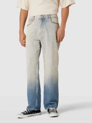 Zdjęcie produktu Spodnie o kroju baggy fit w stylu Y2K dwukolorowe REVIEW