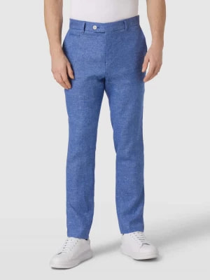 Zdjęcie produktu Spodnie o kroju regular fit z efektem melanżu model ‘Genius’ Boss