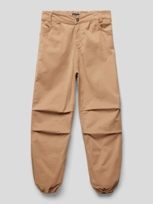 Zdjęcie produktu Spodnie o kroju regular fit z elastycznymi zakończeniami nogawek Blue Effect