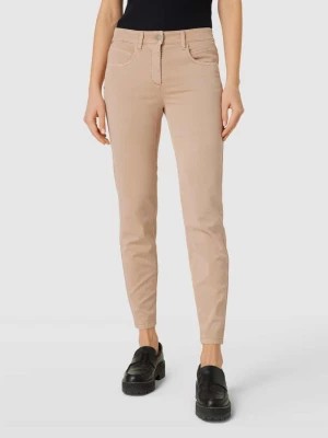 Zdjęcie produktu Spodnie o kroju slim fit w jednolitym kolorze LUISA CERANO