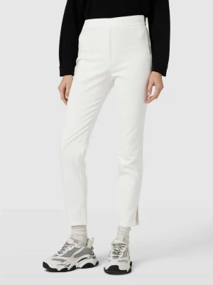 Zdjęcie produktu Spodnie o kroju slim fit w jednolitym kolorze Marc Cain
