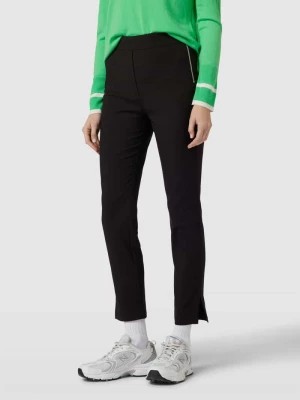 Zdjęcie produktu Spodnie o kroju slim fit w jednolitym kolorze Marc Cain