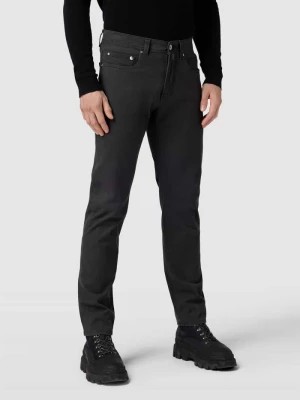 Zdjęcie produktu Spodnie o kroju slim fit w jednolitym kolorze Pierre Cardin