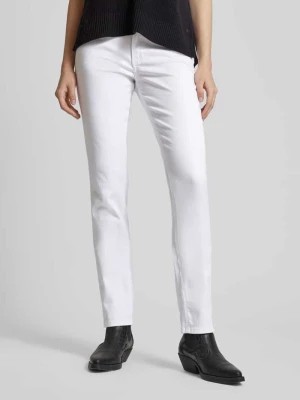 Zdjęcie produktu Spodnie o kroju slim fit w jednolitym kolorze QS