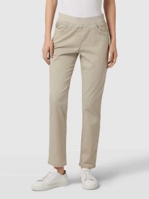 Zdjęcie produktu Spodnie o kroju slim fit z elastycznym pasem z logo model ‘Pamina Fun’ Raphaela By Brax