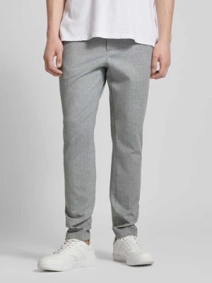 Zdjęcie produktu Spodnie o kroju slim fit ze wzorem w paski model ‘MARK’ Only & Sons