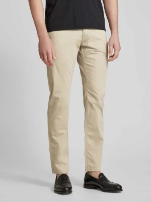 Zdjęcie produktu Spodnie o kroju tapered fit z 5 kieszeniami model ‘Lyon’ Pierre Cardin