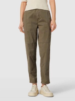Zdjęcie produktu Spodnie o luźnym kroju z wpuszczanymi kieszeniami w stylu francuskim camel active