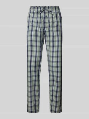 Zdjęcie produktu Spodnie od piżamy z prostą nogawką i wzorem w szkocką kratę Hanro