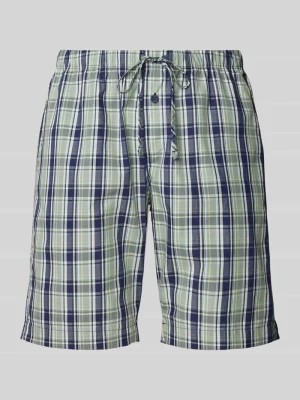 Zdjęcie produktu Spodnie od piżamy z prostą nogawką i wzorem w szkocką kratę model ‘Night & Day’ Hanro