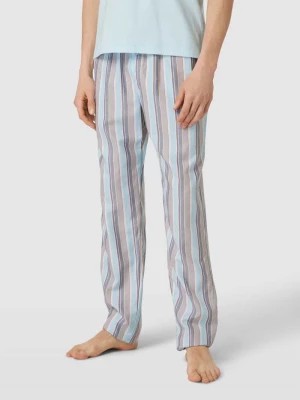Zdjęcie produktu Spodnie od piżamy ze wzorem w paski model ‘Night & Day’ Hanro