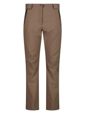 Zdjęcie produktu CMP Spodnie softshellowe w kolorze jasnobrązowym rozmiar: 44