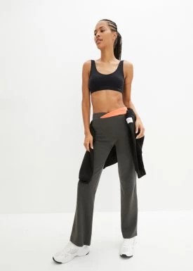 Zdjęcie produktu Spodnie sportowe ze stretchem (2 pary), Bootcut bonprix