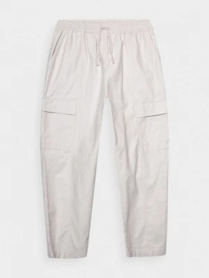 Zdjęcie produktu Spodnie tkaninowe cargo męskie - beżowe OUTHORN