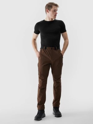 Zdjęcie produktu Spodnie trekkingowe szybkoschnące męskie - brązowe 4F