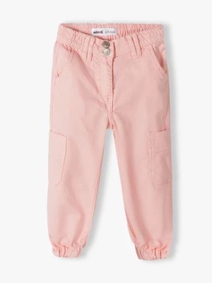 Zdjęcie produktu Spodnie typu bojówki dla niemowlaka różowe Minoti