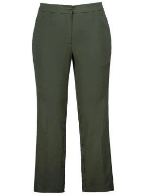 Zdjęcie produktu Ulla Popken Spodnie w kolorze oliwkowym rozmiar: 42