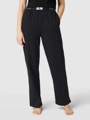 Zdjęcie produktu Spodnie z detalami z logo Calvin Klein Underwear