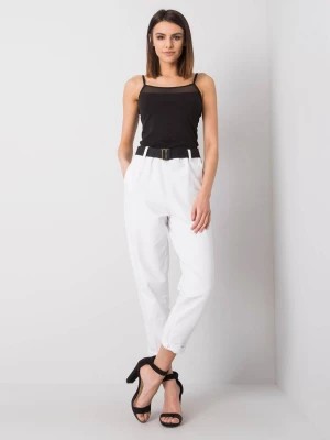 Zdjęcie produktu Spodnie z materiału biały casual chinosy Merg