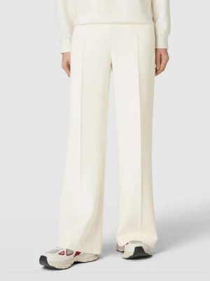 Zdjęcie produktu Spodnie z szeroką nogawką i przeszytymi zakładkami w pasie Calvin Klein Womenswear