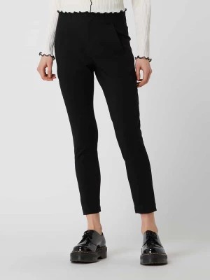 Zdjęcie produktu Spodnie z wysokim stanem o kroju slim fit z mieszanki wiskozy model ‘Jenny’ FREE/QUENT