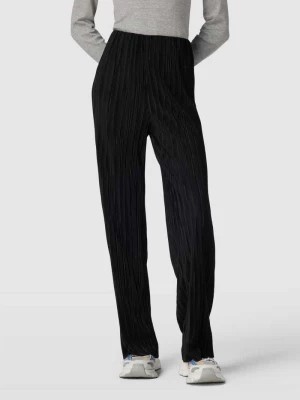 Zdjęcie produktu Spodnie z zakładkami i elastycznym paskiem s.Oliver BLACK LABEL