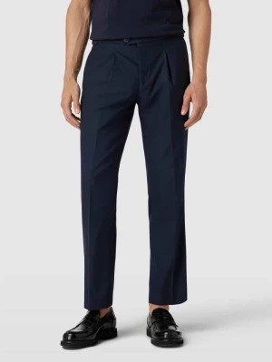 Zdjęcie produktu Spodnie z zakładkami w pasie i ozdobnymi wypustkami model ‘BARRY’ Selected Homme