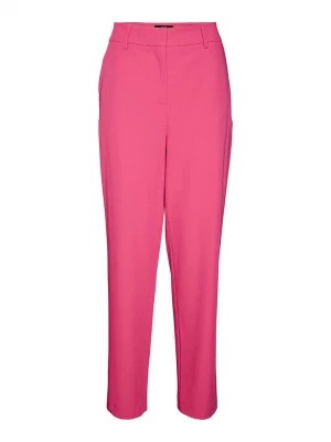 Zdjęcie produktu Vero Moda Spodnie "Zelda" w kolorze różowym rozmiar: 34/L32