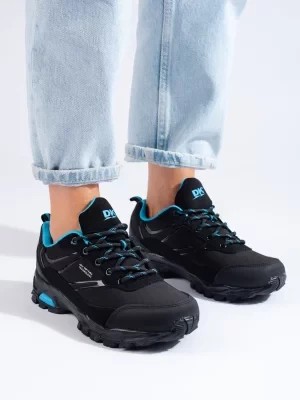 Zdjęcie produktu Sportowe buty trekkingowe damskie DK czarno niebieskie