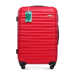 Zdjęcie produktu Średnia walizka z zawieszką czerwona Wittchen