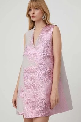 Zdjęcie produktu Stine Goya sukienka kolor różowy mini rozkloszowana SG5719