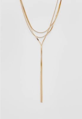 Zdjęcie produktu Stradivarius Długi wielowarstwowy naszyjnik  Złoty