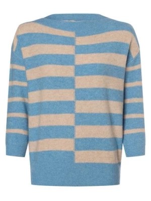 Zdjęcie produktu Street One Sweter damski Kobiety beżowy|niebieski w paski,