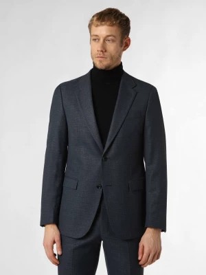 Zdjęcie produktu Strellson Męska kurtka modułowa - Alzer2 Mężczyźni Slim Fit wiskoza niebieski marmurkowy,