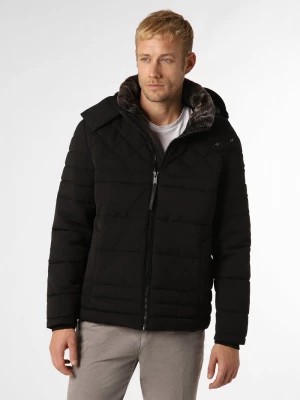 Zdjęcie produktu Strellson Męska kurtka pikowana Mężczyźni czarny jednolity,