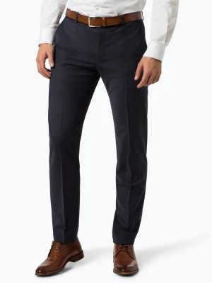 Zdjęcie produktu Strellson Męskie spodnie od garnituru modułowego Mężczyźni Slim Fit niebieski jednolity,