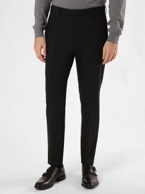 Zdjęcie produktu Strellson Męskie spodnie od garnituru modułowego Mężczyźni Slim Fit Sztuczne włókno czarny jednolity,