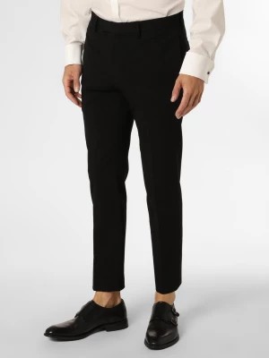 Zdjęcie produktu Strellson Męskie spodnie od garnituru modułowego Mężczyźni Super Slim Fit Sztuczne włókno czarny jednolity,