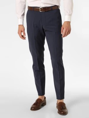 Zdjęcie produktu Strellson Męskie spodnie od garnituru modułowego Mężczyźni Super Slim Fit Sztuczne włókno niebieski jednolity,