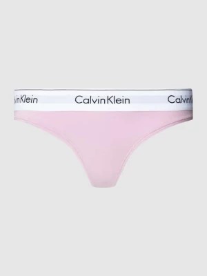 Zdjęcie produktu Stringi z elastycznym pasem z logo Calvin Klein Underwear