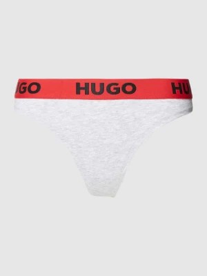 Zdjęcie produktu Stringi z elastycznym pasem z logo HUGO