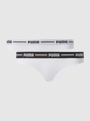 Zdjęcie produktu Stringi z elastycznym pasem z logo Puma