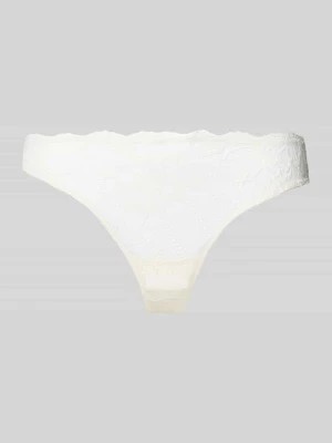 Zdjęcie produktu Stringi z obszyciem koronką model ‘Lotus Floral’ Calvin Klein Underwear