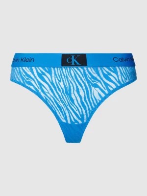 Zdjęcie produktu Stringi ze zwierzęcym nadrukiem Calvin Klein Underwear