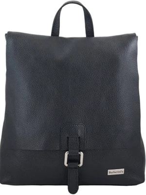 Zdjęcie produktu Stylowy plecak damski skórzany - Czarny Merg