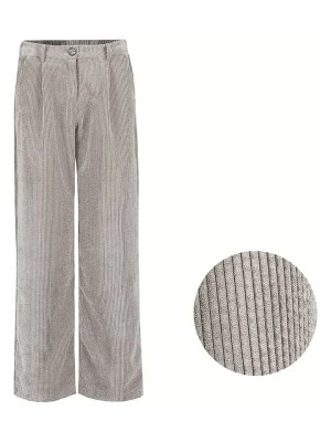 Zdjęcie produktu Sublevel Spodnie sztruksowe w kolorze beżowym rozmiar: M